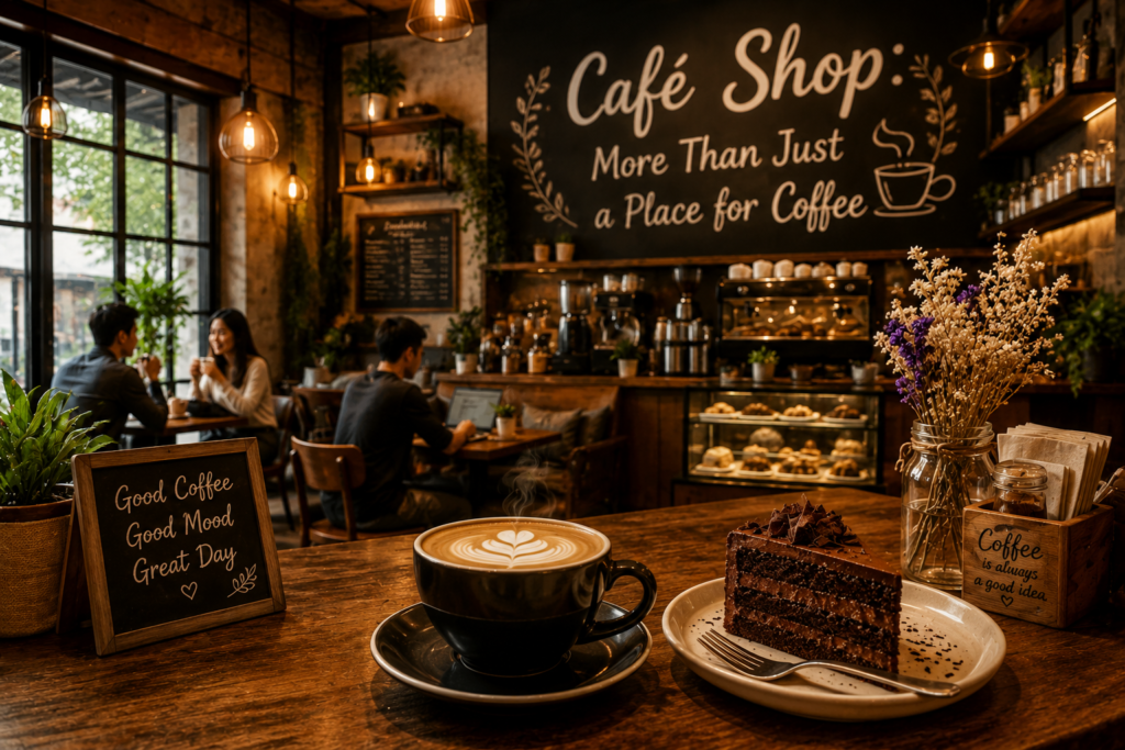 cafe shop more than just a place for coffee